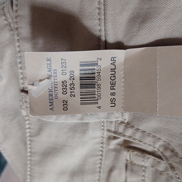 NWT American Eagle Outfitters  Khaki Artist Crop Jeans - Picture 7 of 7